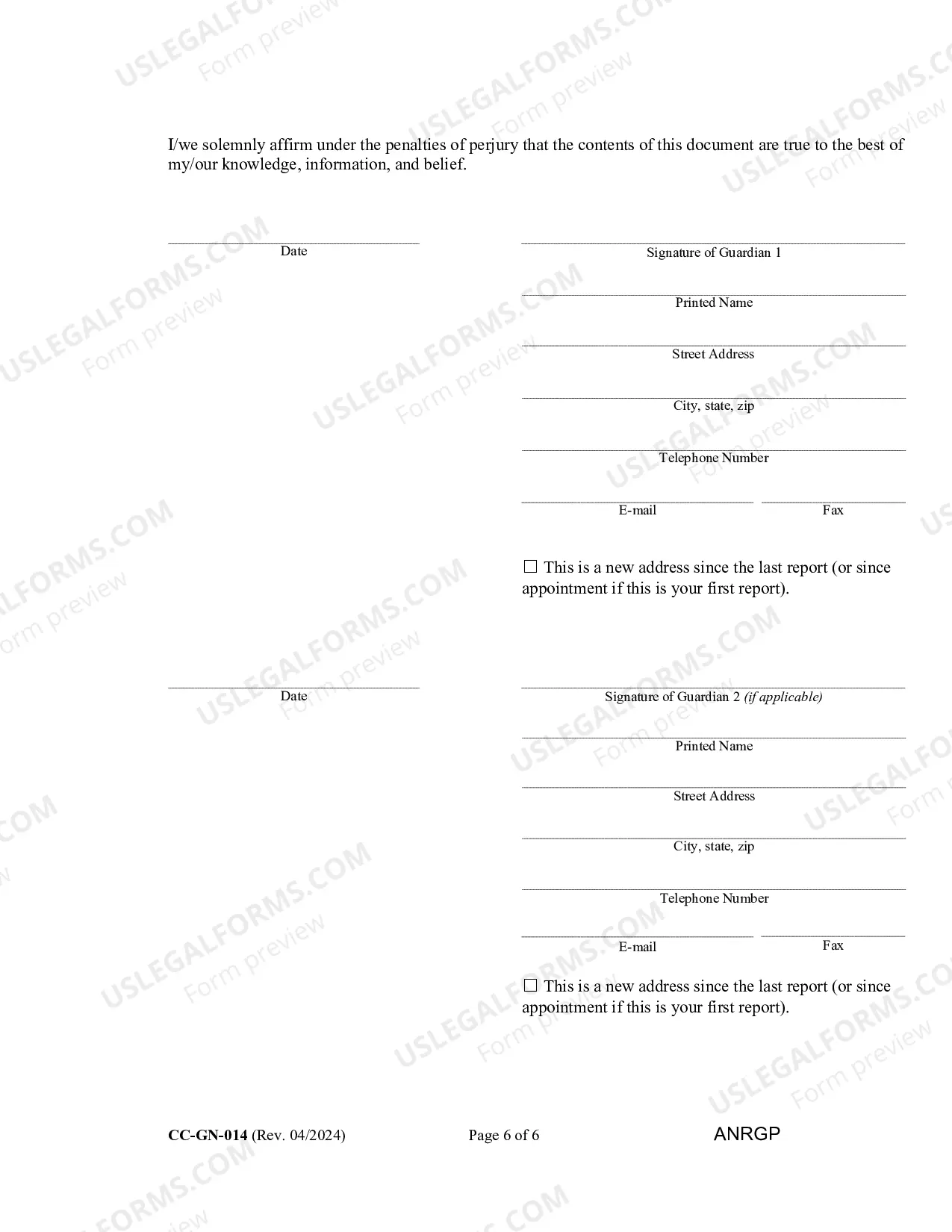 Preview Answer to Complaint/Petition/Motion CC-DR 50 - Instructions