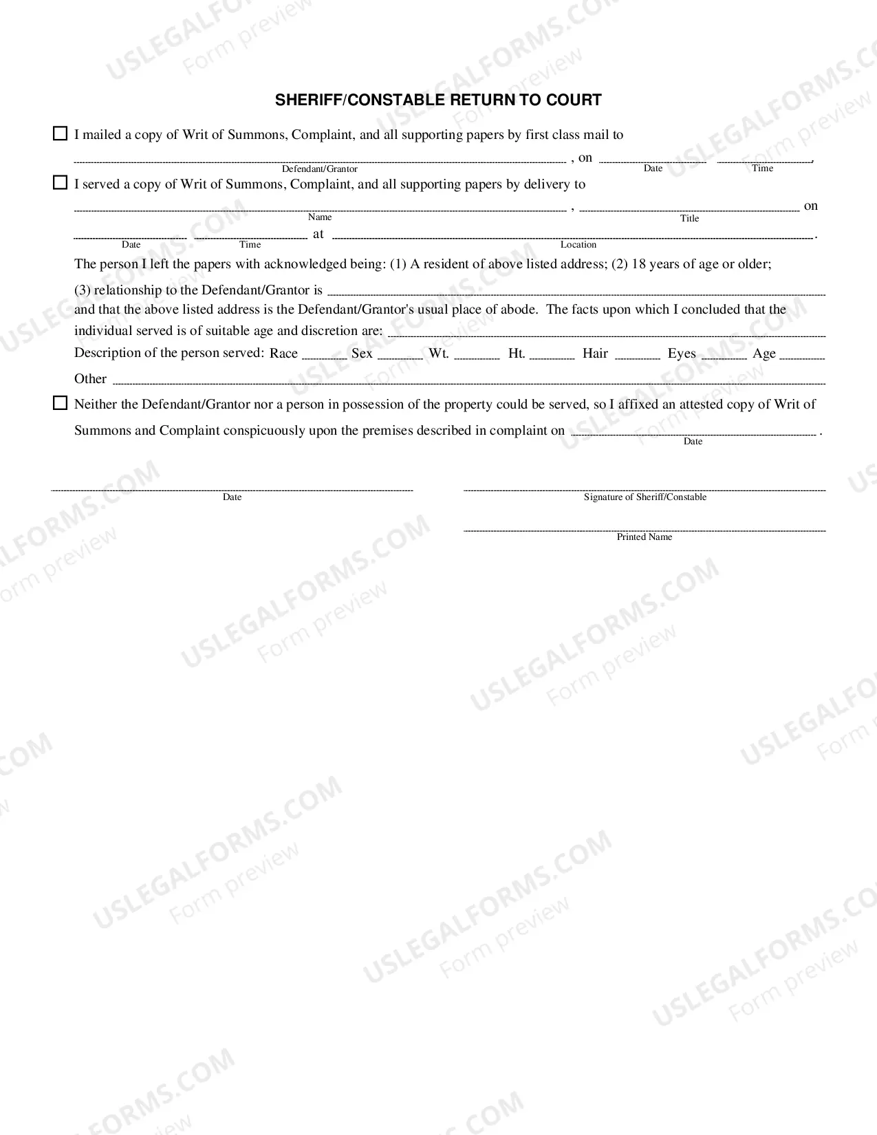 Preview Complaint for Judgment by Confession
