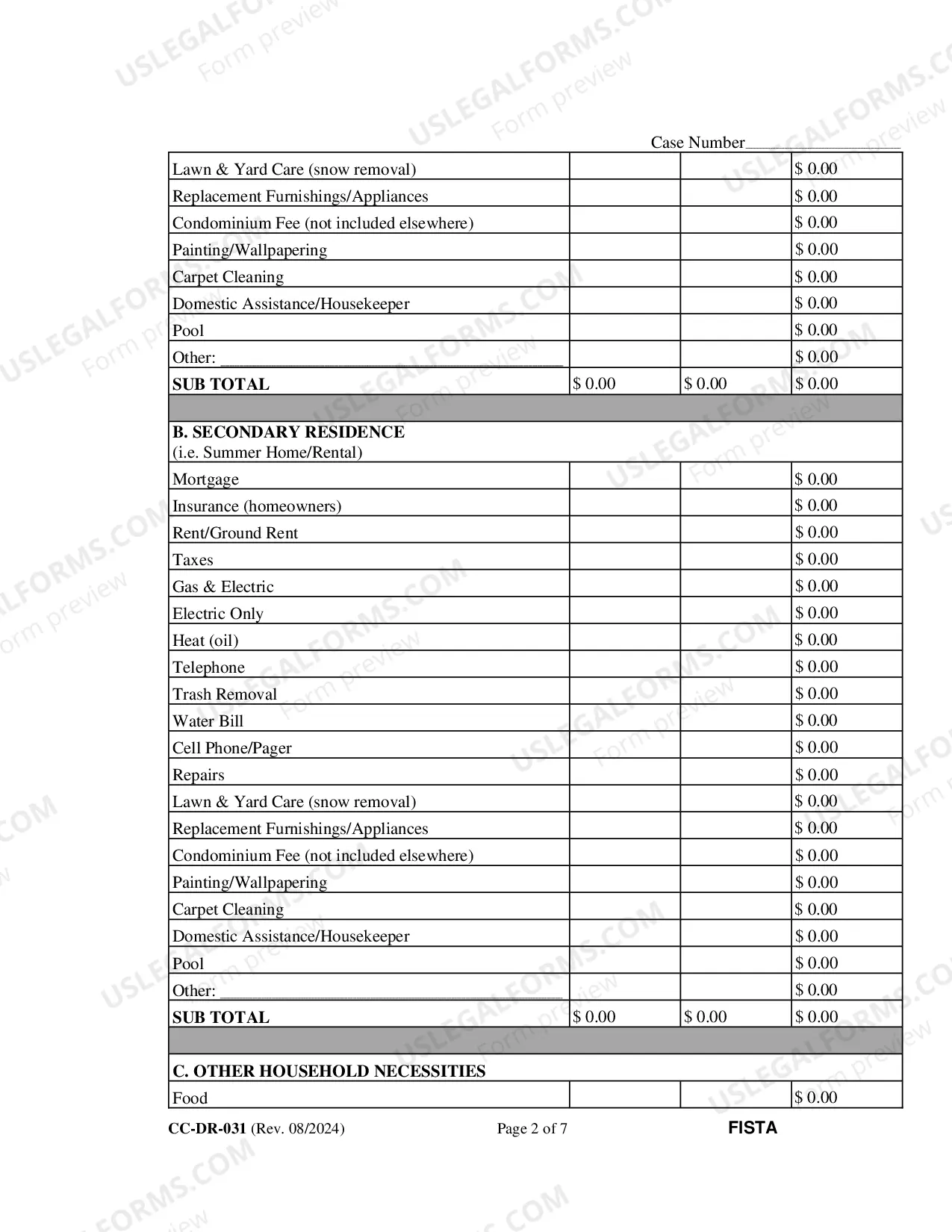 Preview Financial Statement (General)