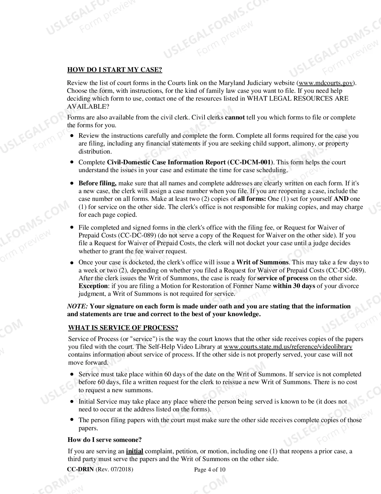 Preview General Waiver and Release (Bilingual - Spanish Format) - for use with expungements