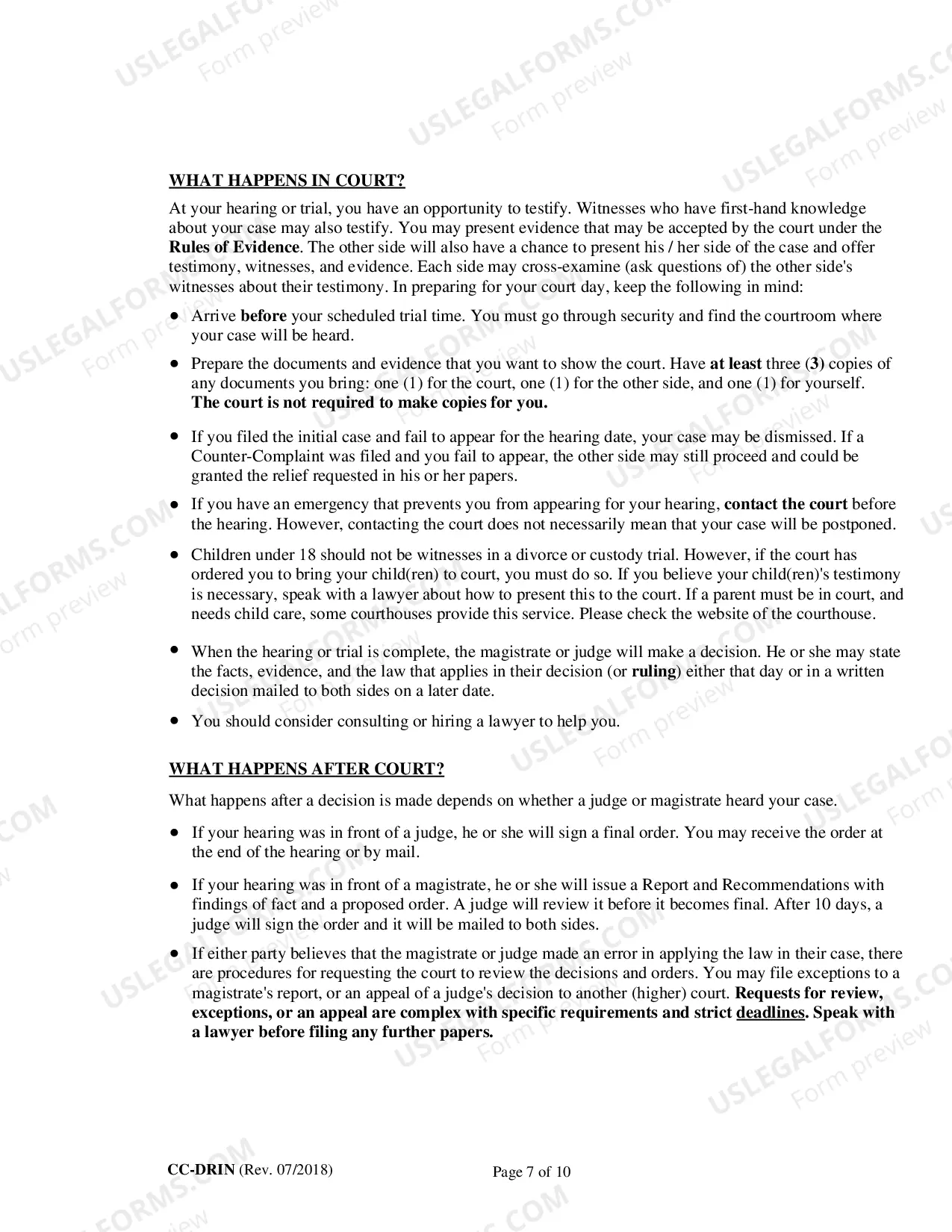 Preview General Waiver and Release (Bilingual - Spanish Format) - for use with expungements