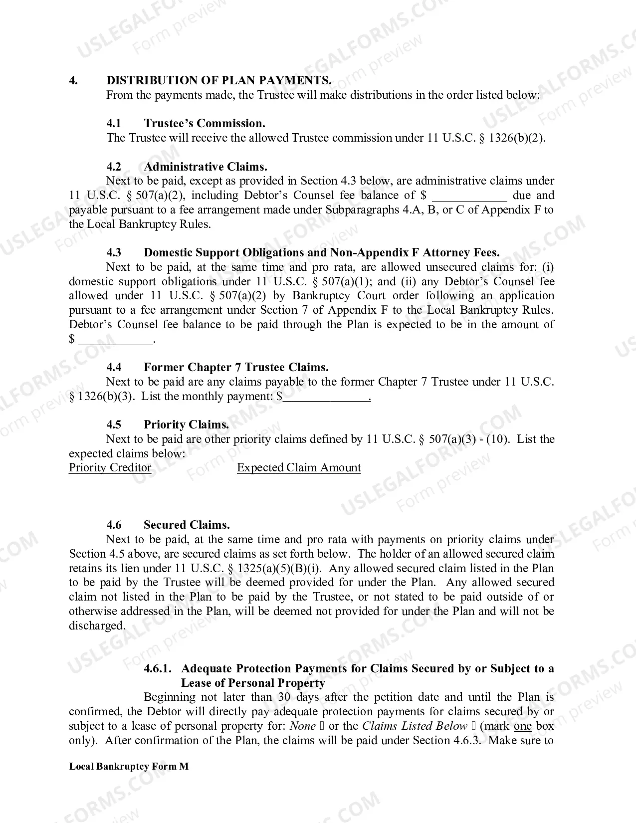 Preview Debtors Affidavit Requesting Discharge