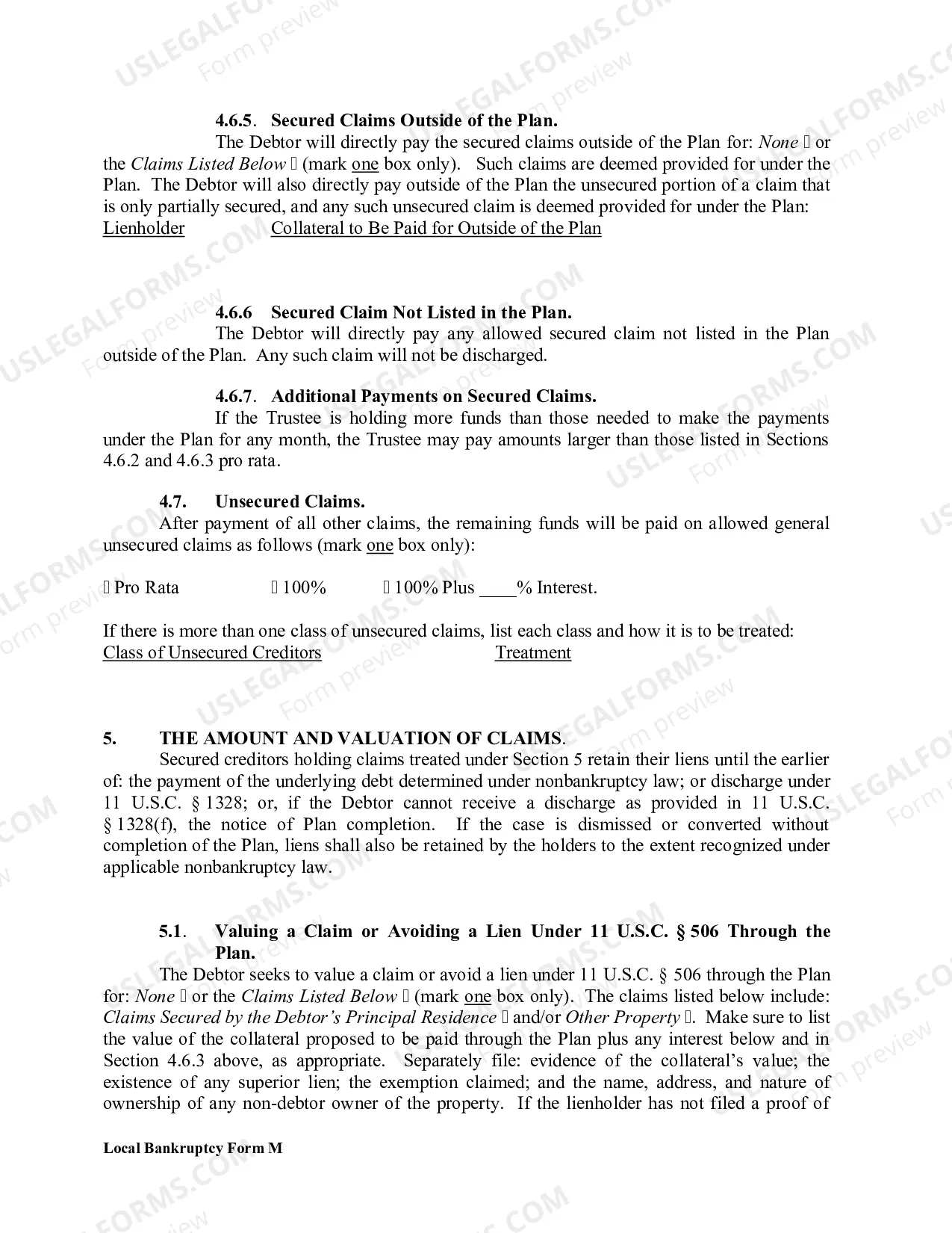 Preview Debtors Affidavit Requesting Discharge