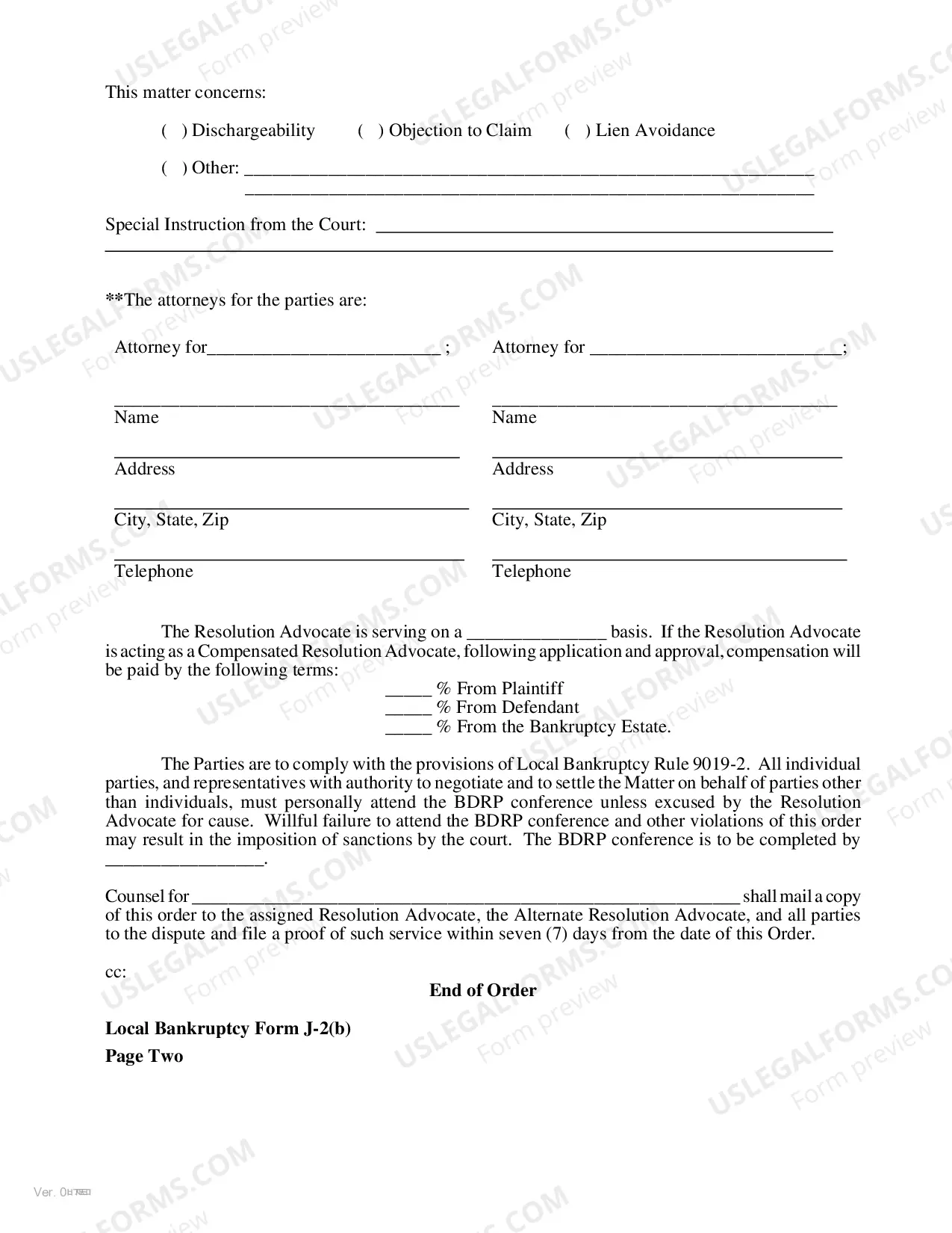 Preview Order Appointing Resolution Advocate