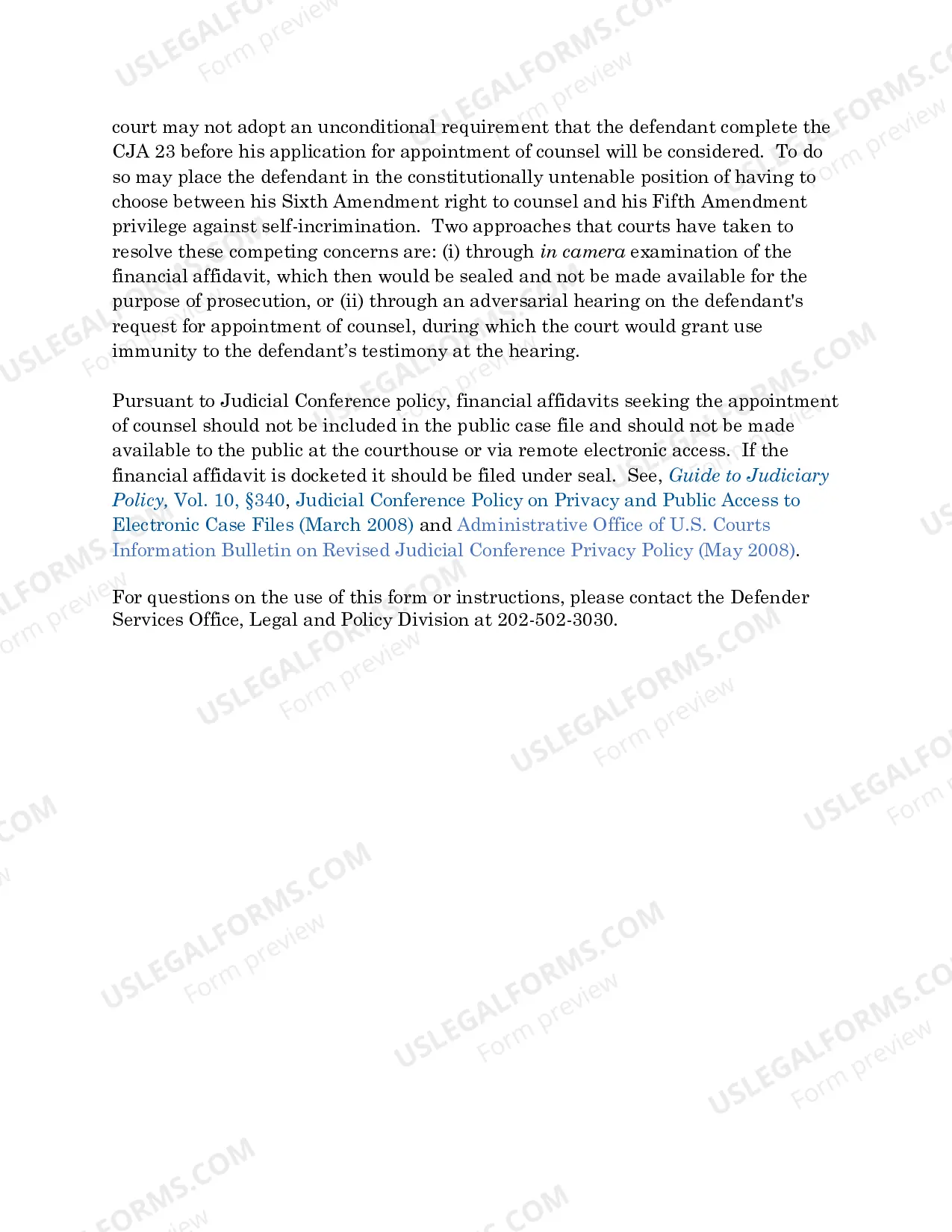 Preview Financial Affidavit