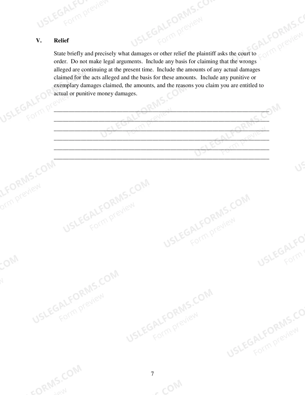 Preview Complaint For Employment Discrimination