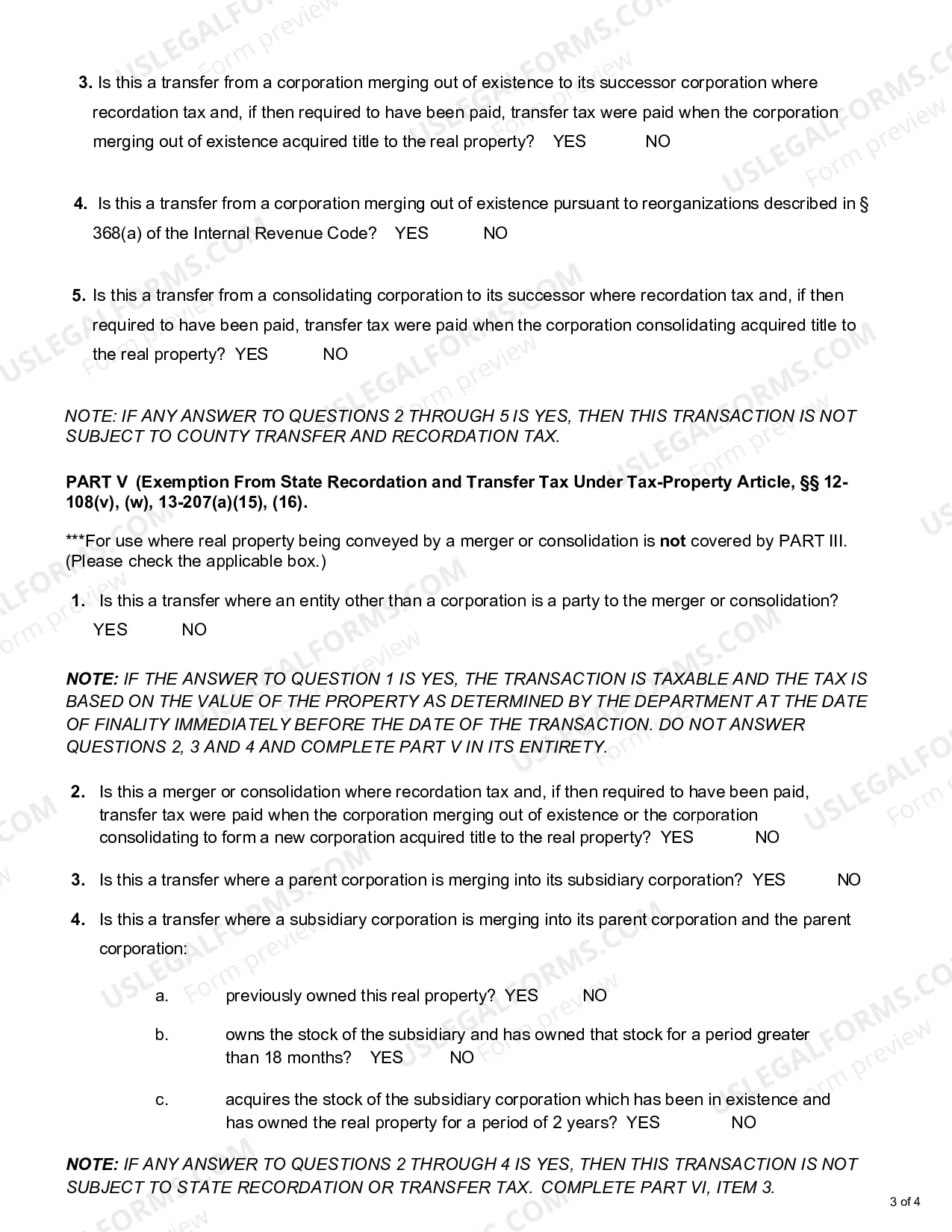 Preview Certificate of Conveyance