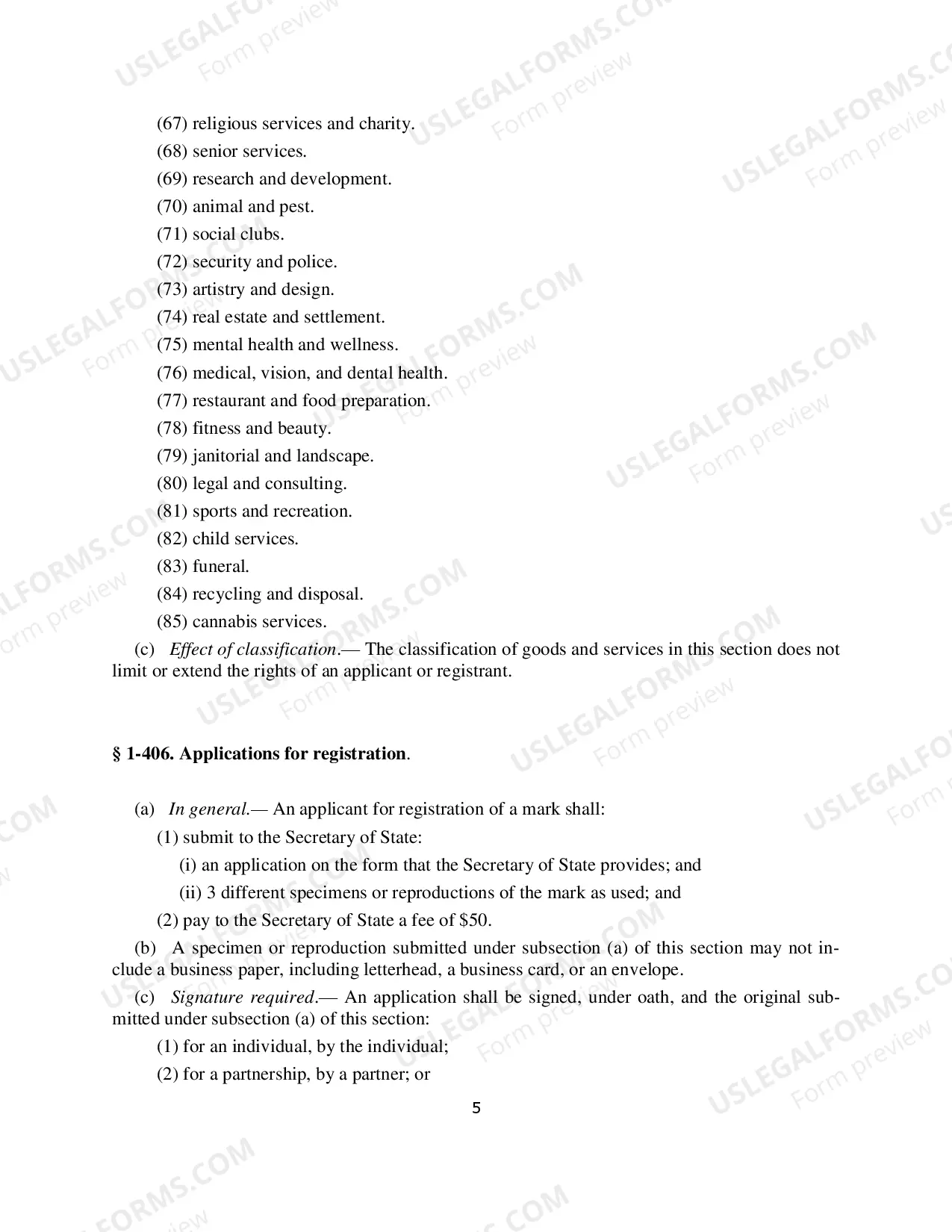 Preview Trademark Or Service Mark Assignment Form