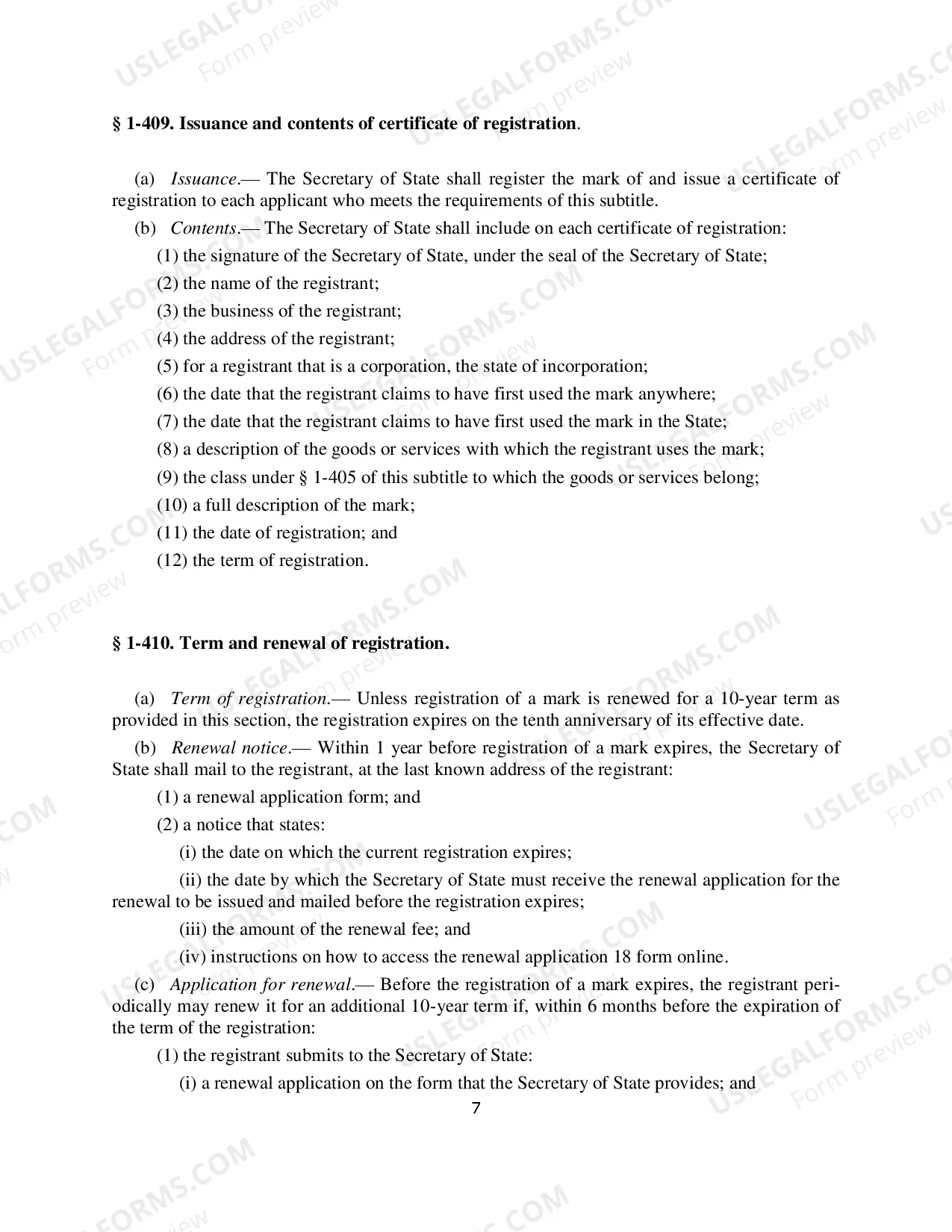 Preview Trademark Or Service Mark Assignment Form