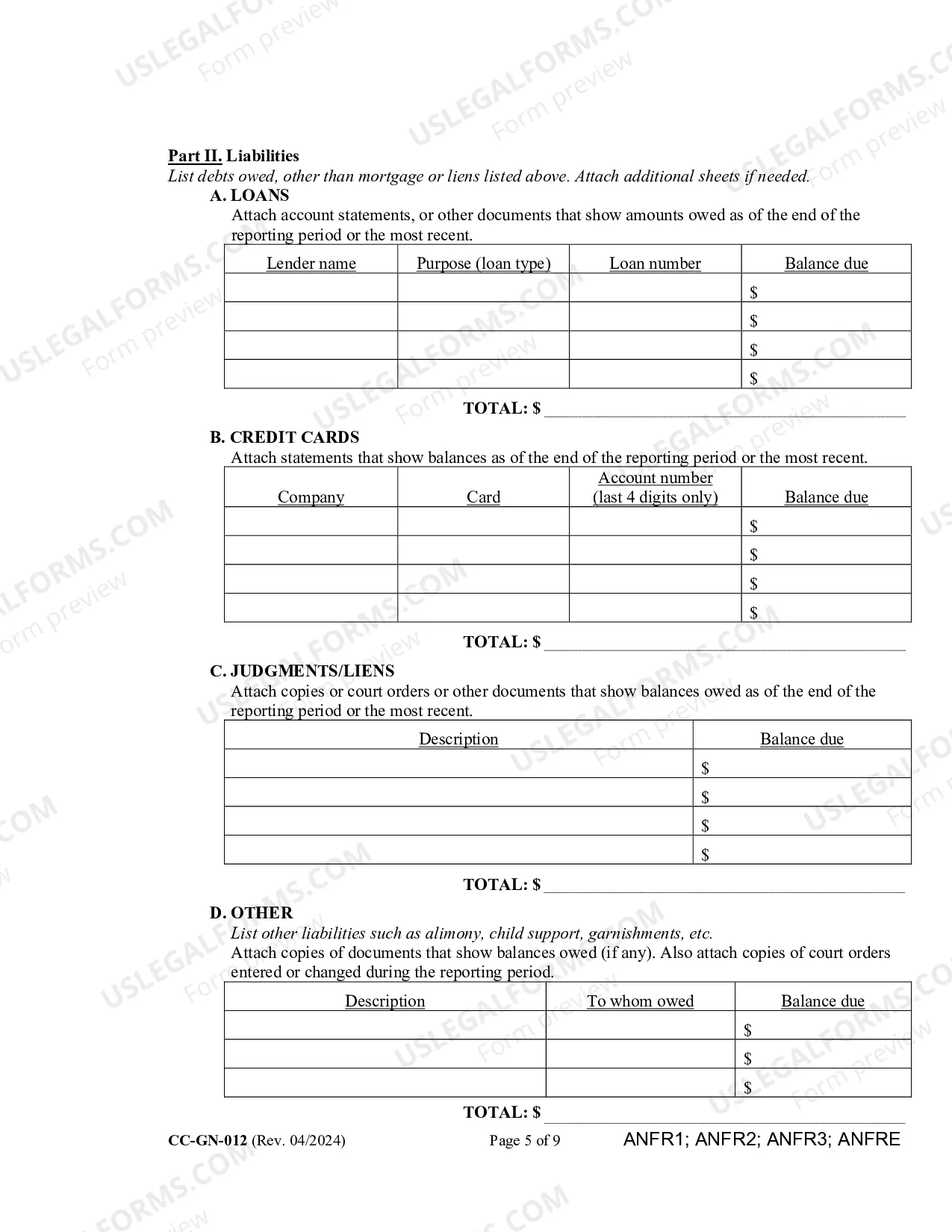 Preview Fiduciary's Account
