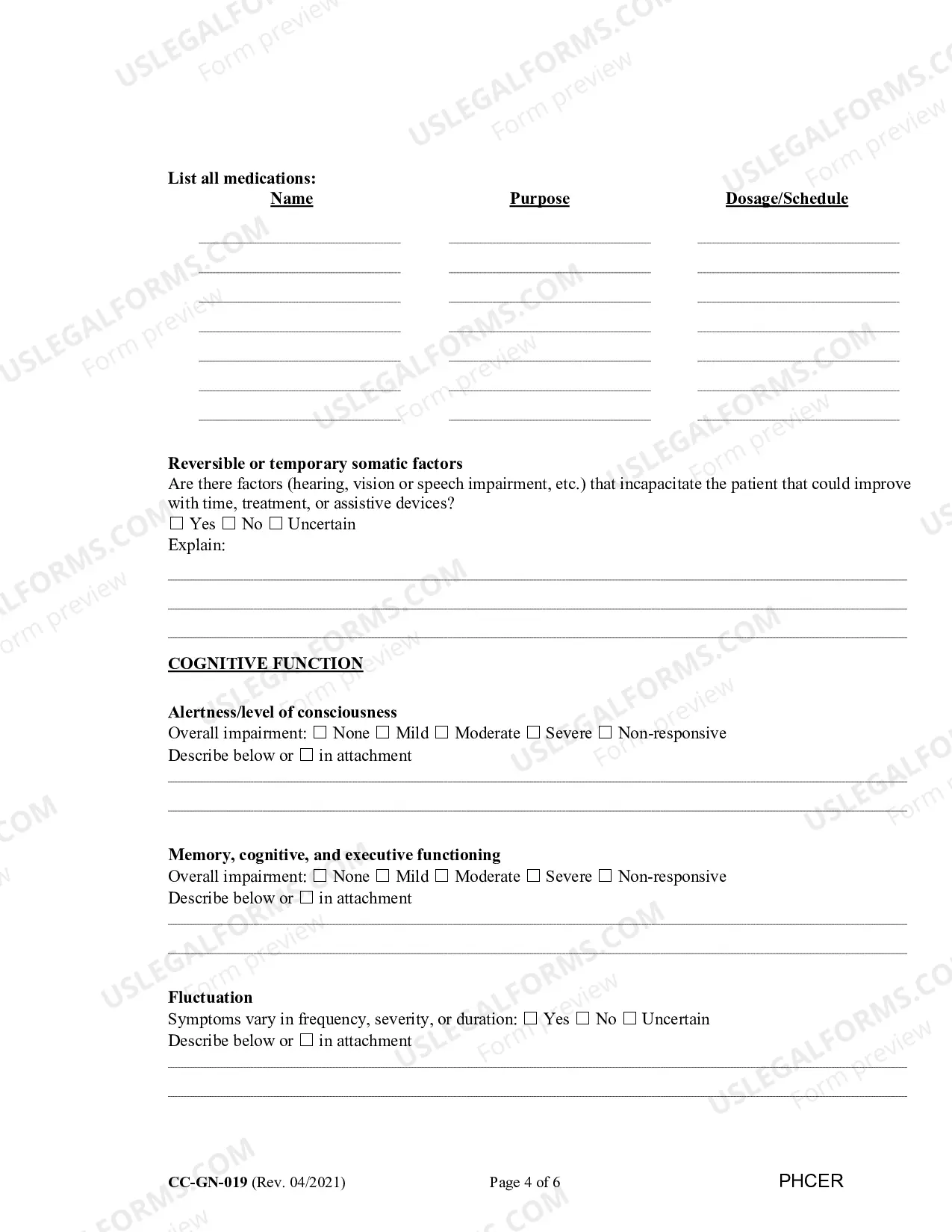 Preview Physician's Certificate