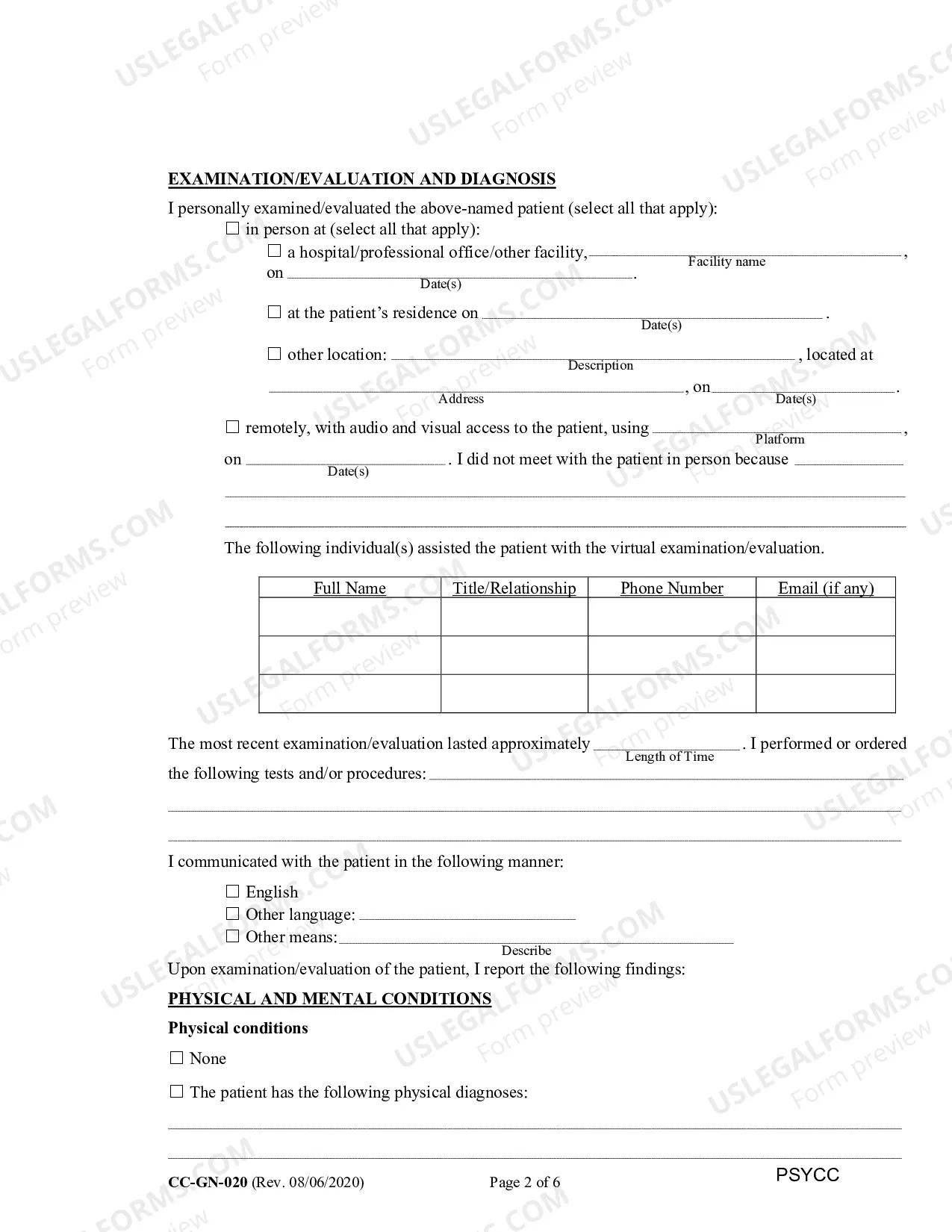 Preview Psychologist's Certificate