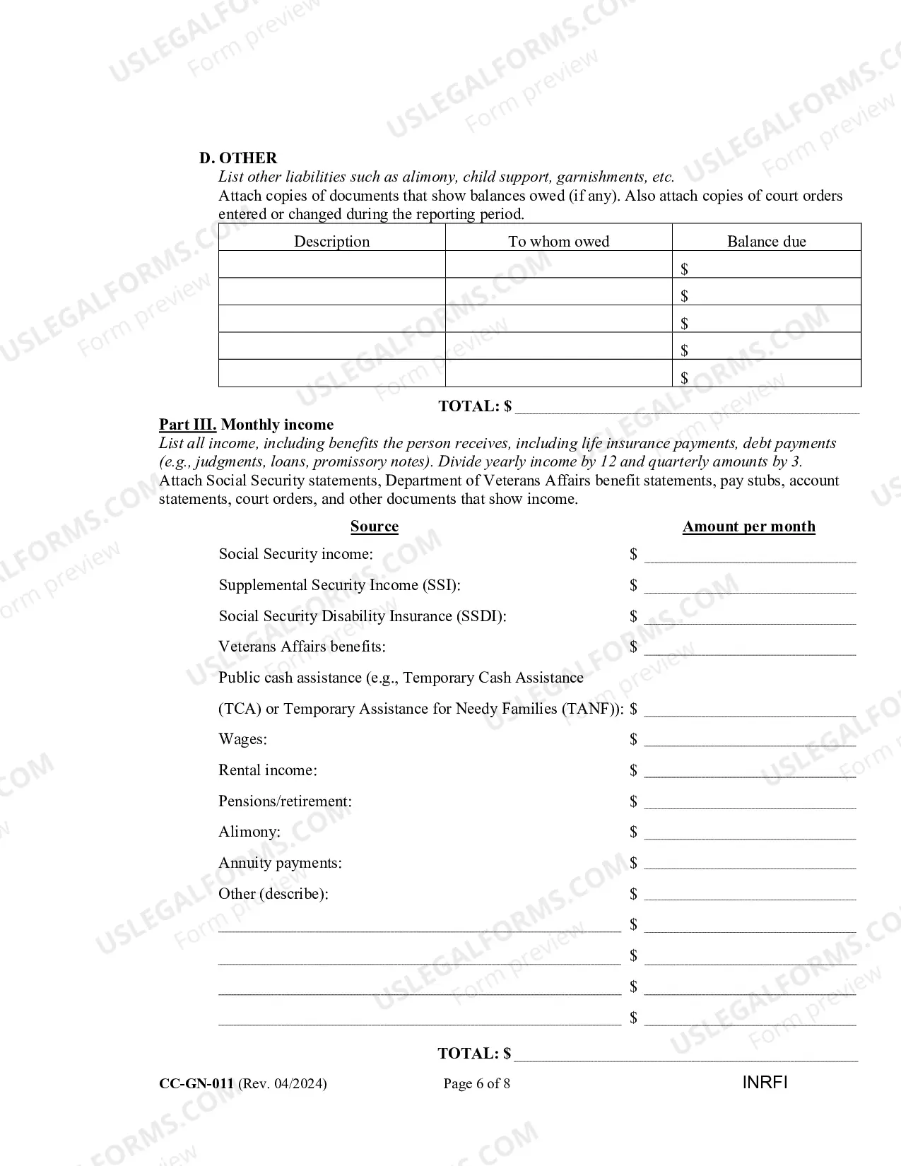 Preview Guardianship Inventory And Information Report