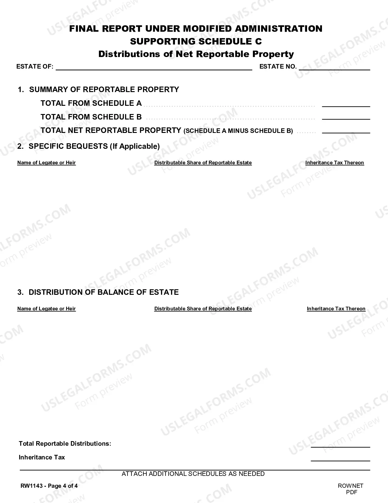 Preview Final Report Under Modified Administration And Certificate of Service