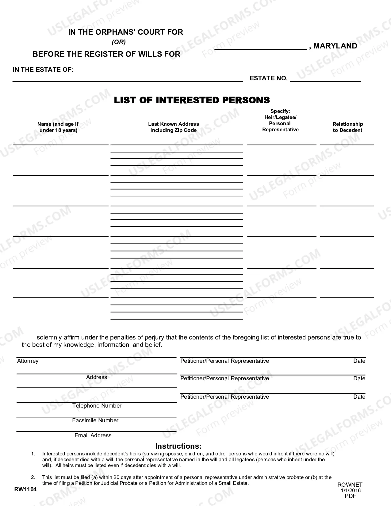 Preview Foreign Proceedings Packet (299kb)