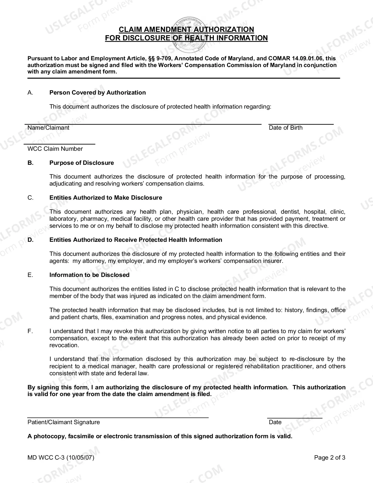 Preview Claim Amendment