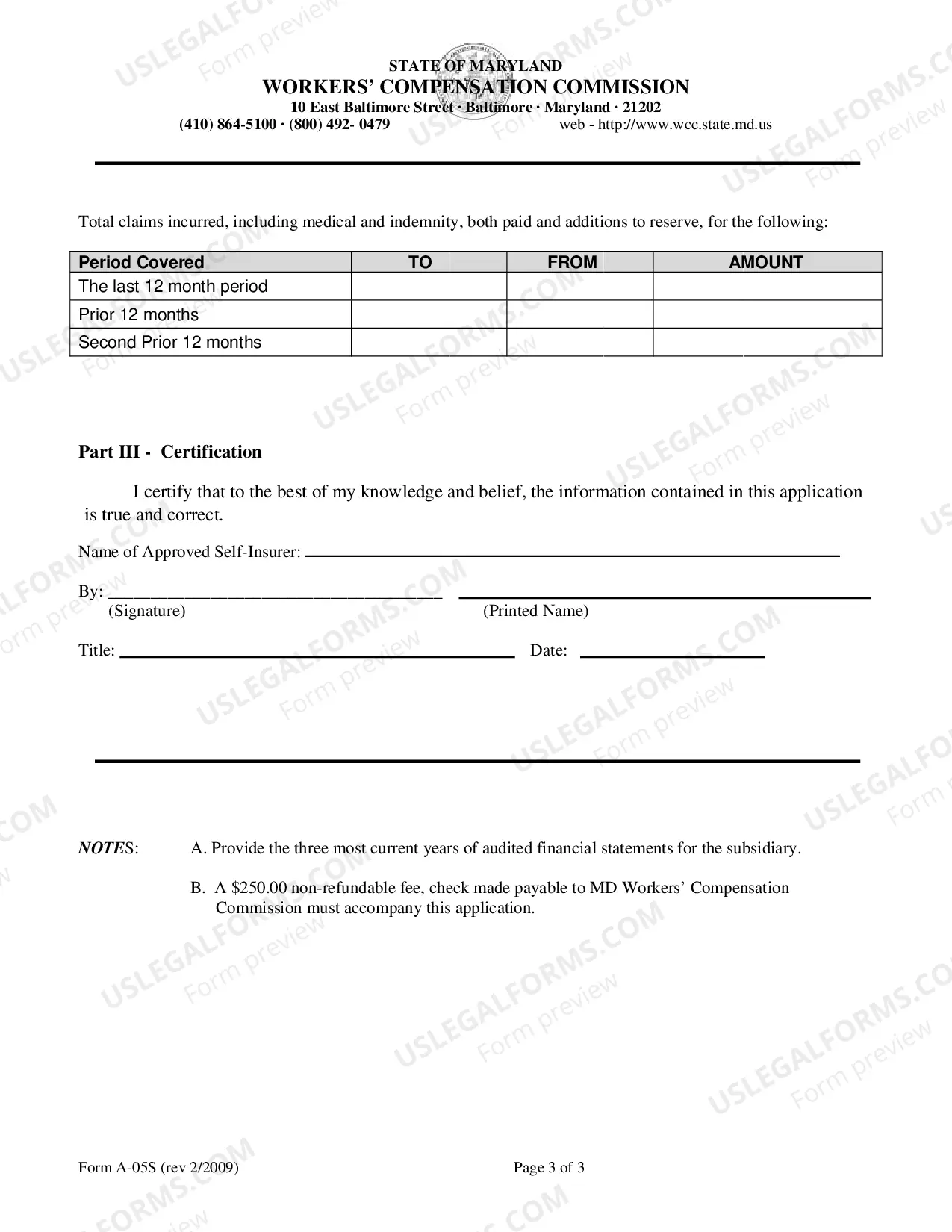 Preview Self-Insured Employers Application To Add A Subsidiary
