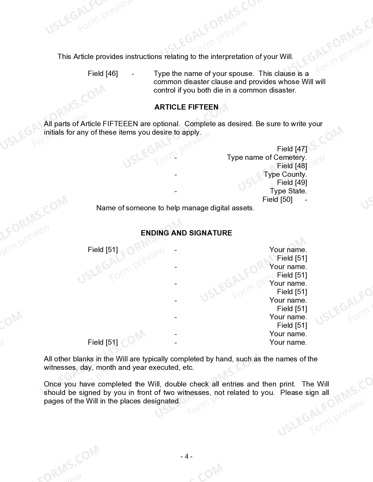 Preview Mutual Wills Package with Last Wills and Testaments for Married Couple with Minor Children