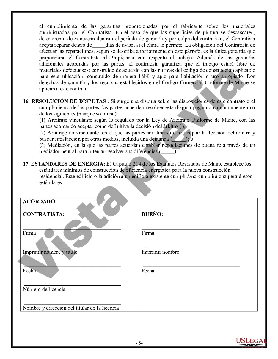 Preview Contrato de pintura para contratista