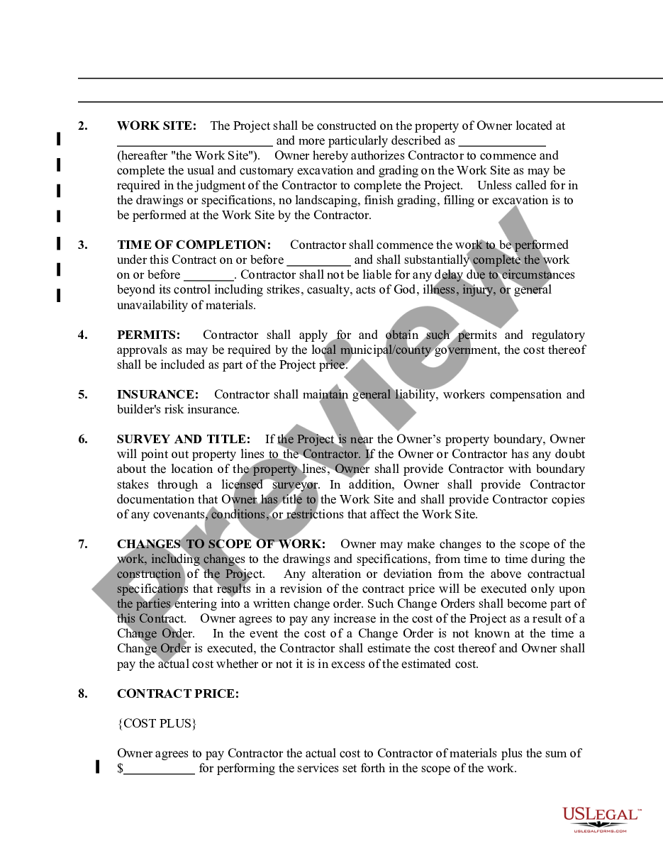 page 1 Painting Contract for Contractor preview