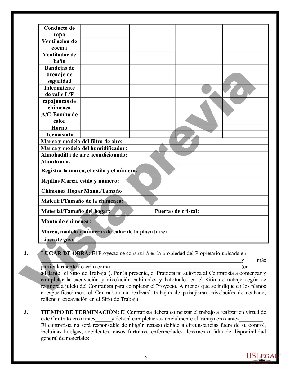 Preview Contrato HVAC para contratista