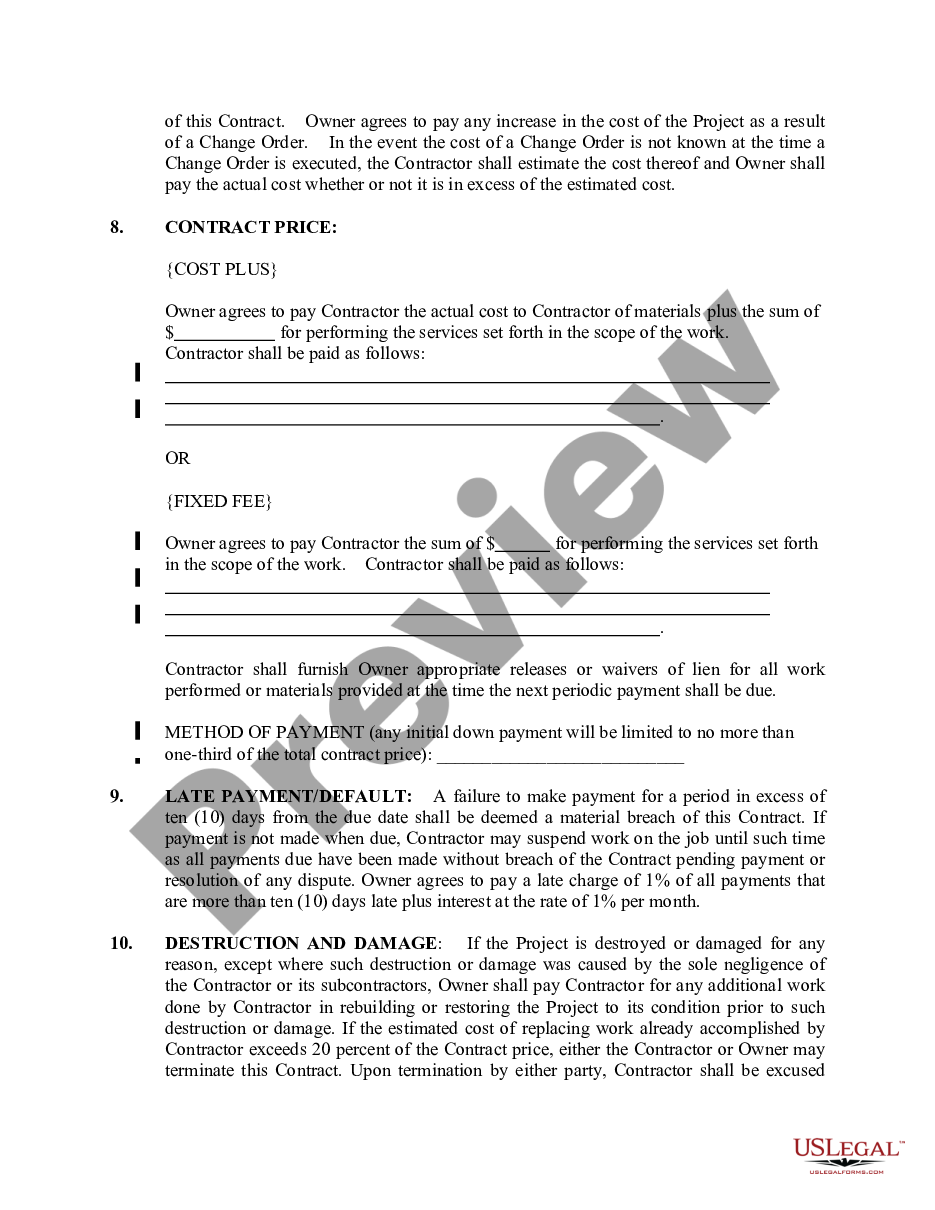 page 2 HVAC Contract for Contractor preview