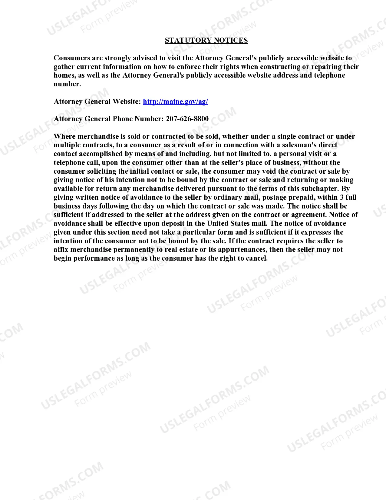 Preview HVAC Contract for Contractor