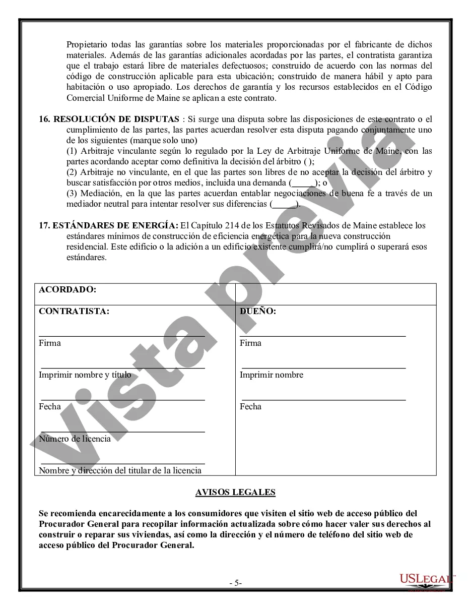 Preview Contrato de excavadora para contratista