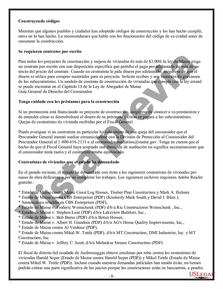 Preview Contrato de excavadora para contratista