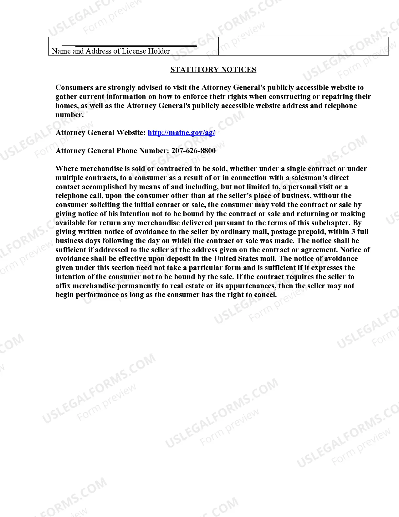 Preview Renovation Contract for Contractor