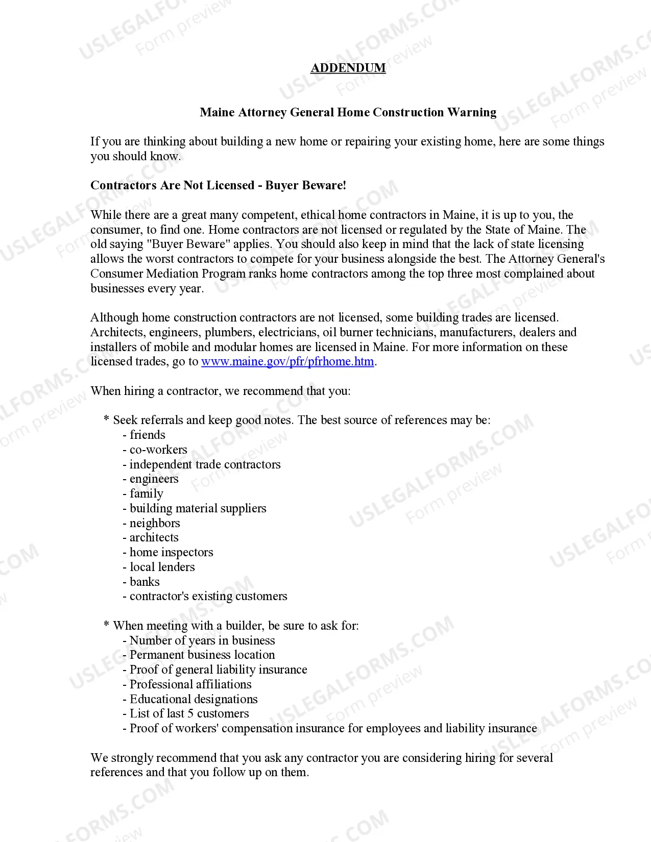 Preview Paving Contract for Contractor