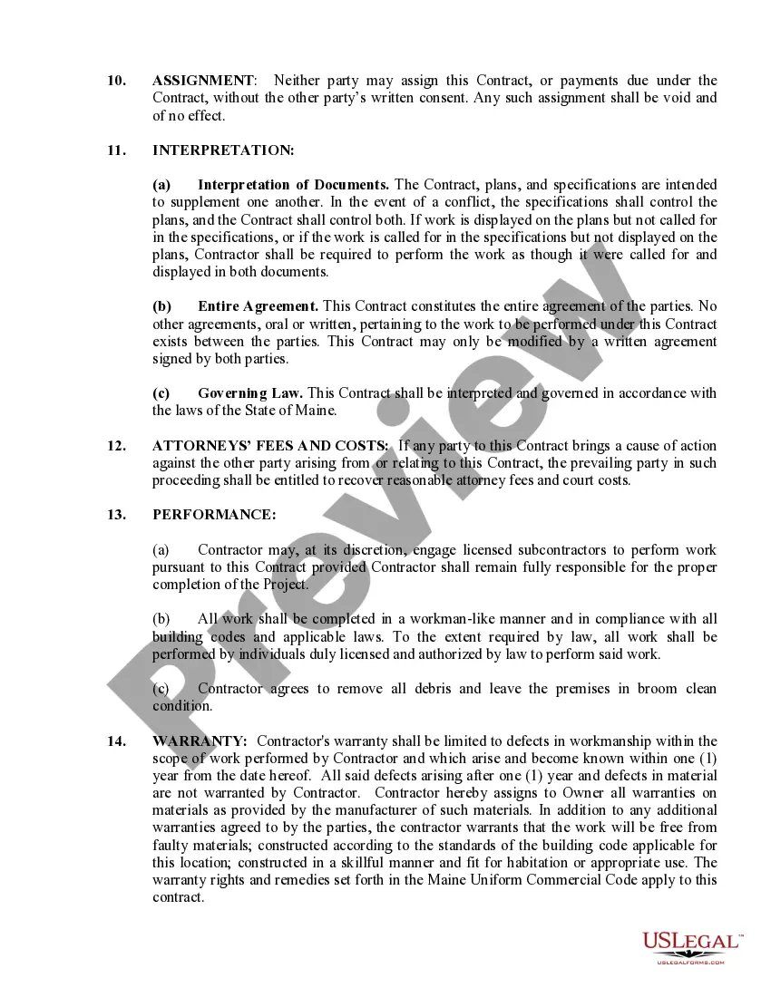 Preview Refrigeration Contract for Contractor