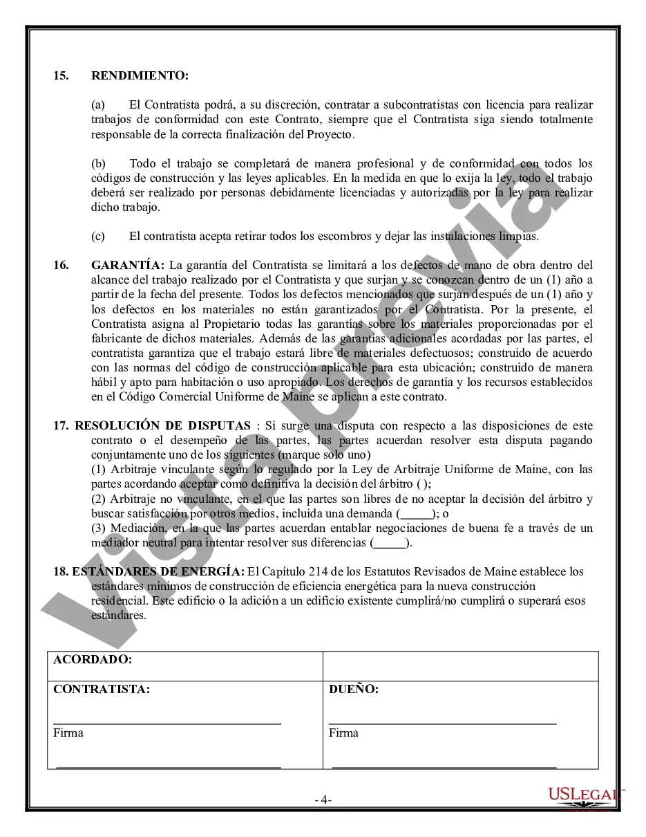 Preview Contrato de albañil para contratista