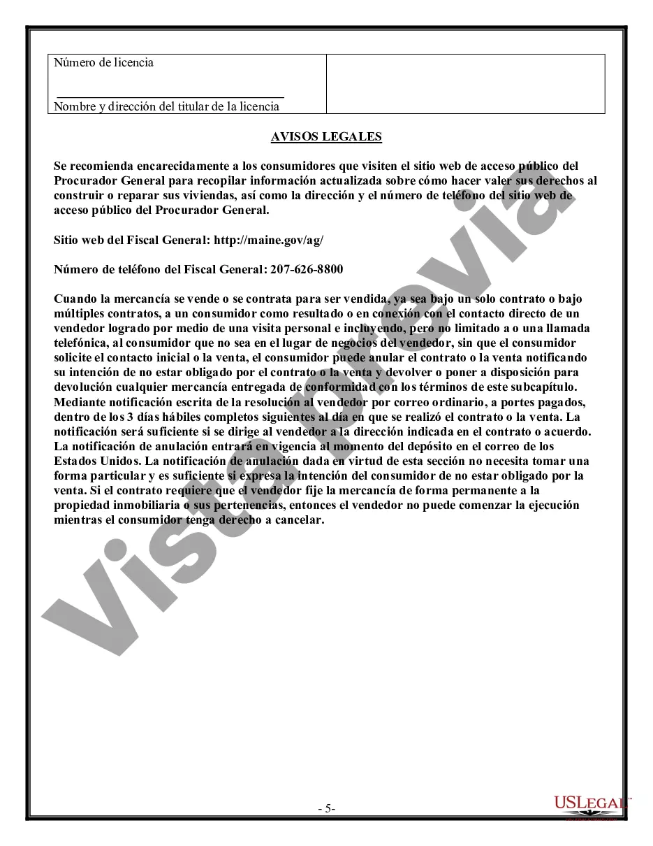 Preview Contrato de techado para contratista