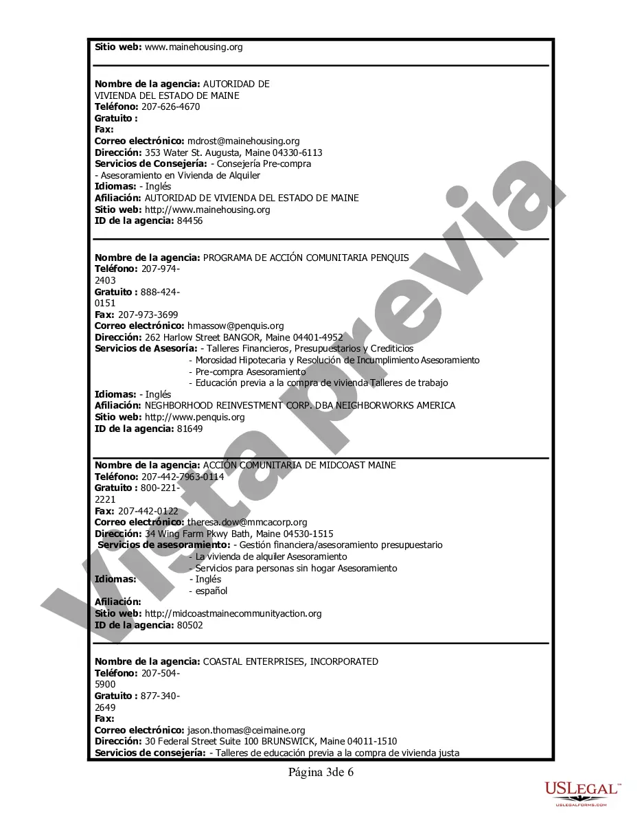 Preview Aviso general de incumplimiento de contrato de escritura