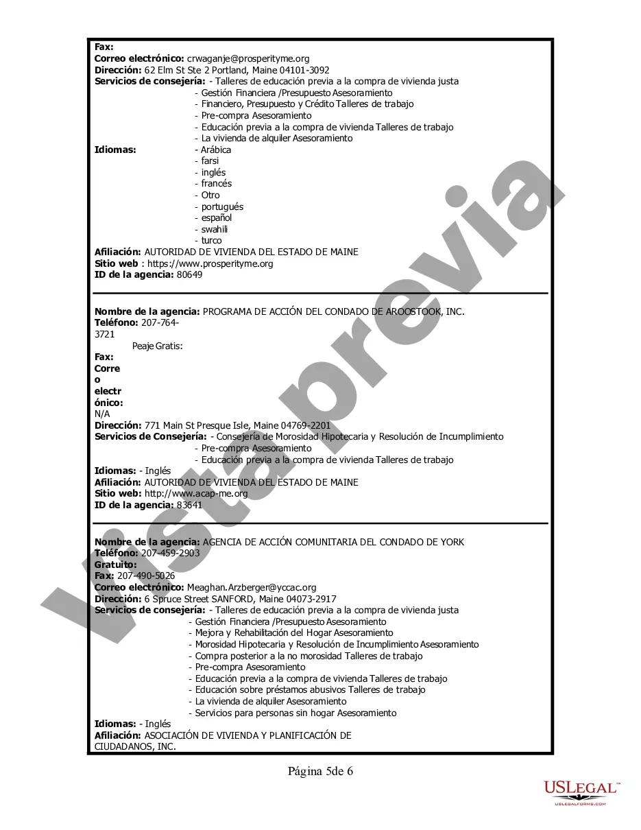 Preview Aviso general de incumplimiento de contrato de escritura