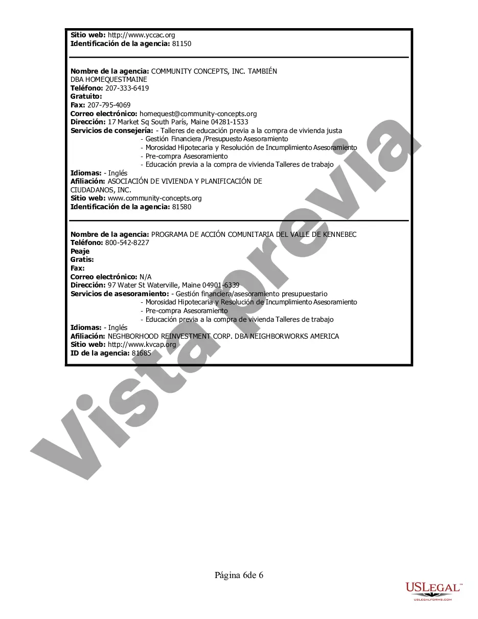 Preview Aviso general de incumplimiento de contrato de escritura