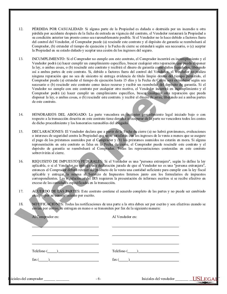 Preview Contrato de Compraventa de Bienes Inmuebles sin Corredor para Acuerdo de Venta de Casa Residencial