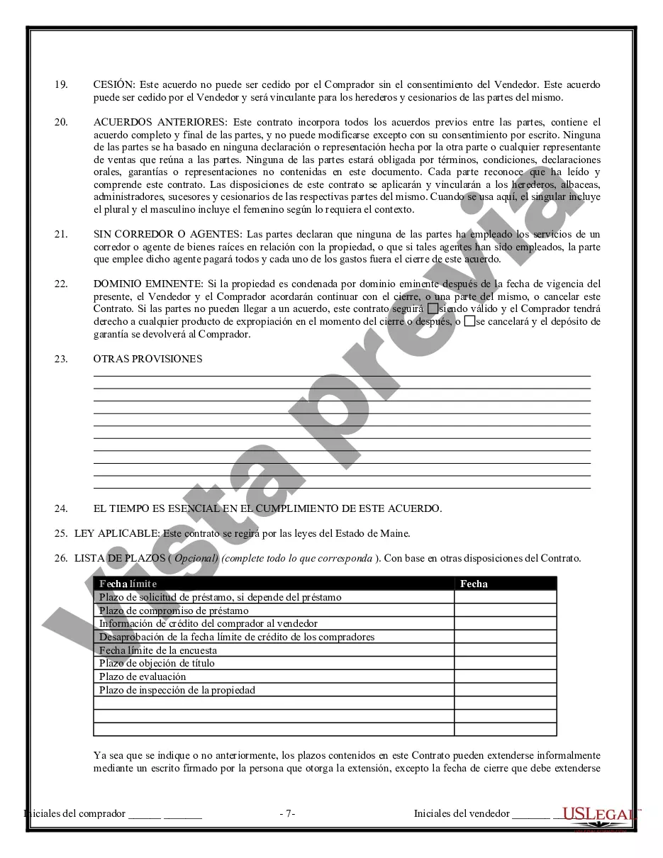 Preview Contrato de Compraventa de Bienes Inmuebles sin Corredor para Acuerdo de Venta de Casa Residencial