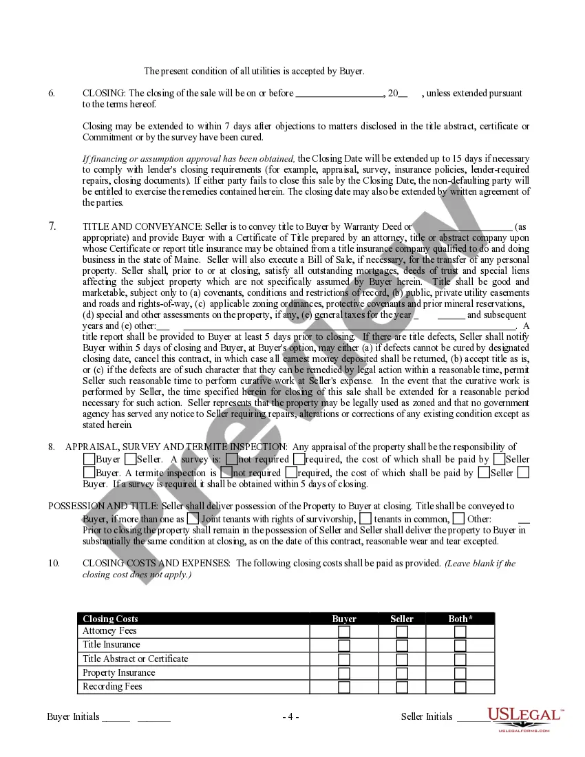 Get Contract for Sale and Purchase of Real Estate with No Broker for Residential Home Sale Agreement Preview Contract for Sale and Purchase of Real Estate with No Broker for Residential Home Sale Agreement