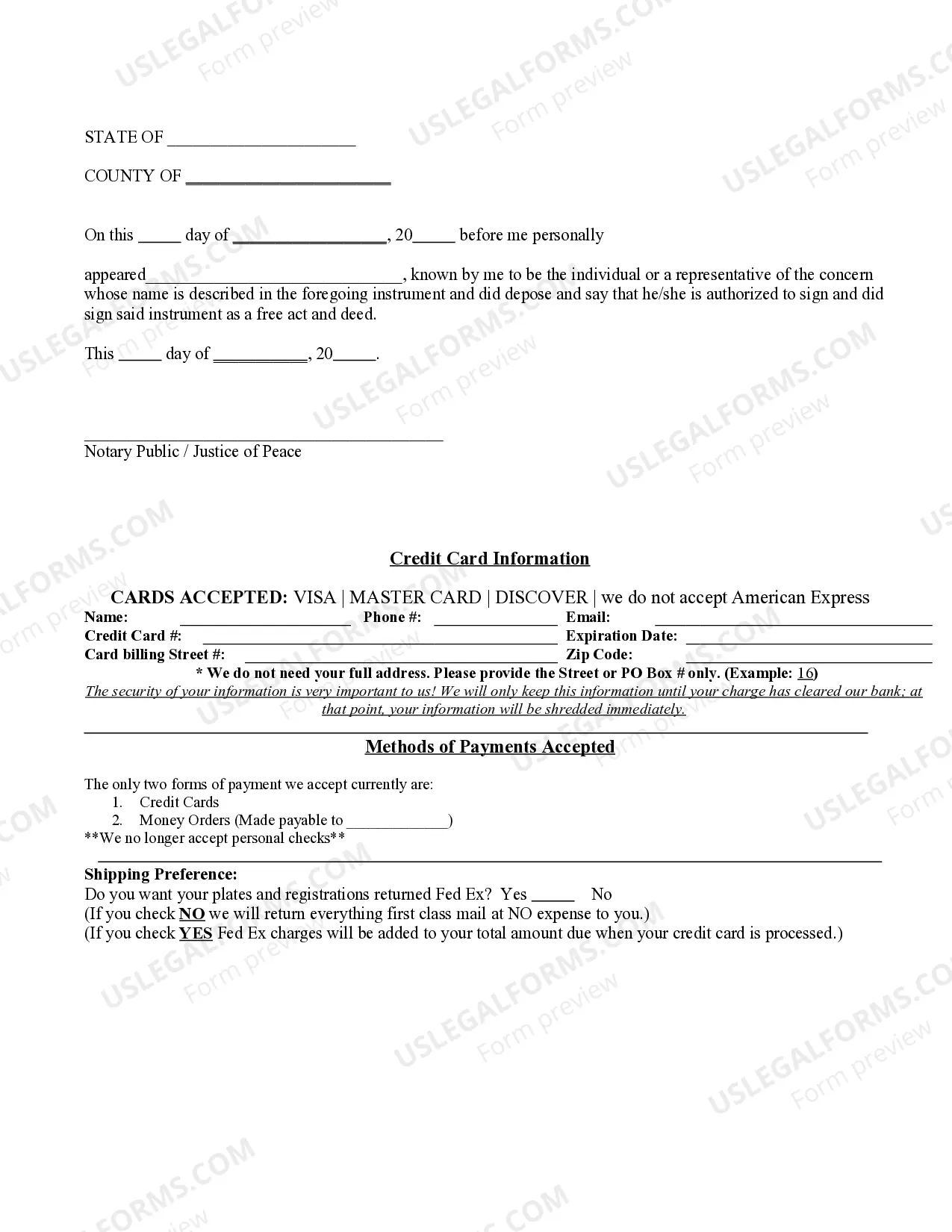 Preview Homemade Trailer Registration