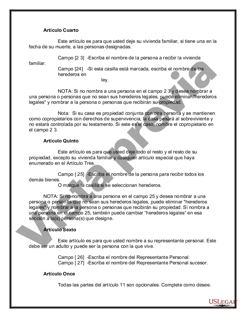 Preview Testamentos mutuos que contienen última voluntad y testamentos para personas solteras que viven juntas sin hijos