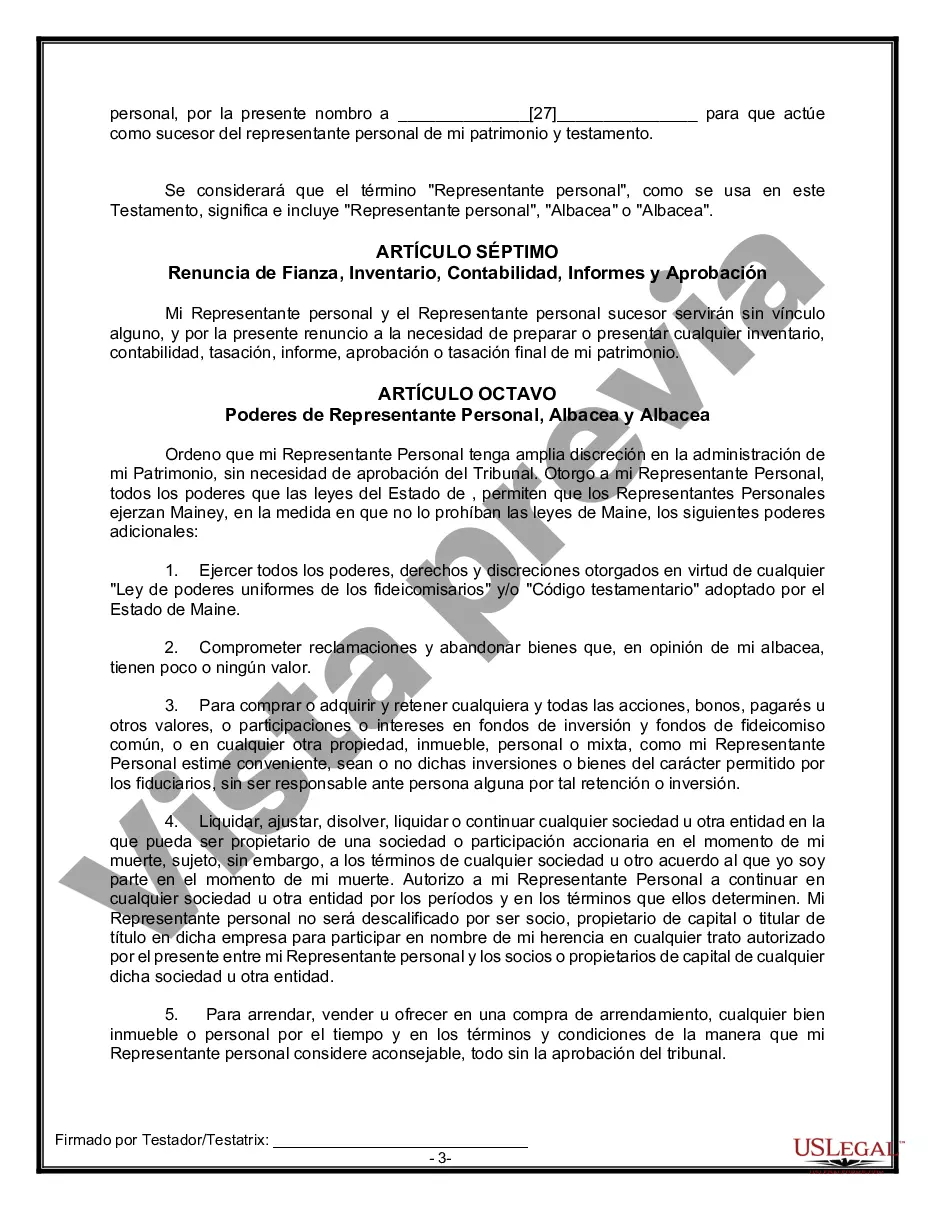 Preview Testamentos mutuos que contienen última voluntad y testamentos para personas solteras que viven juntas sin hijos