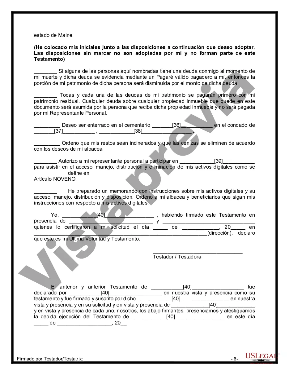 Preview Paquete de testamentos mutuos de últimas voluntades y testamentos para personas solteras que viven juntas no casadas con hijos adultos