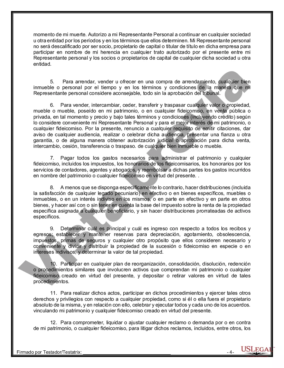 Preview Paquete de testamentos mutuos de últimas voluntades y testamentos para personas solteras que viven juntas no casadas con hijos adultos