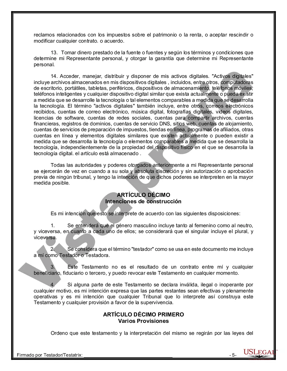 Preview Paquete de testamentos mutuos de últimas voluntades y testamentos para personas solteras que viven juntas no casadas con hijos adultos