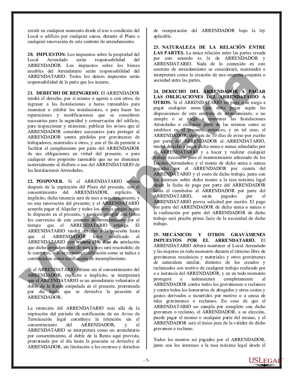 Preview Arrendamiento de edificio o espacio comercial