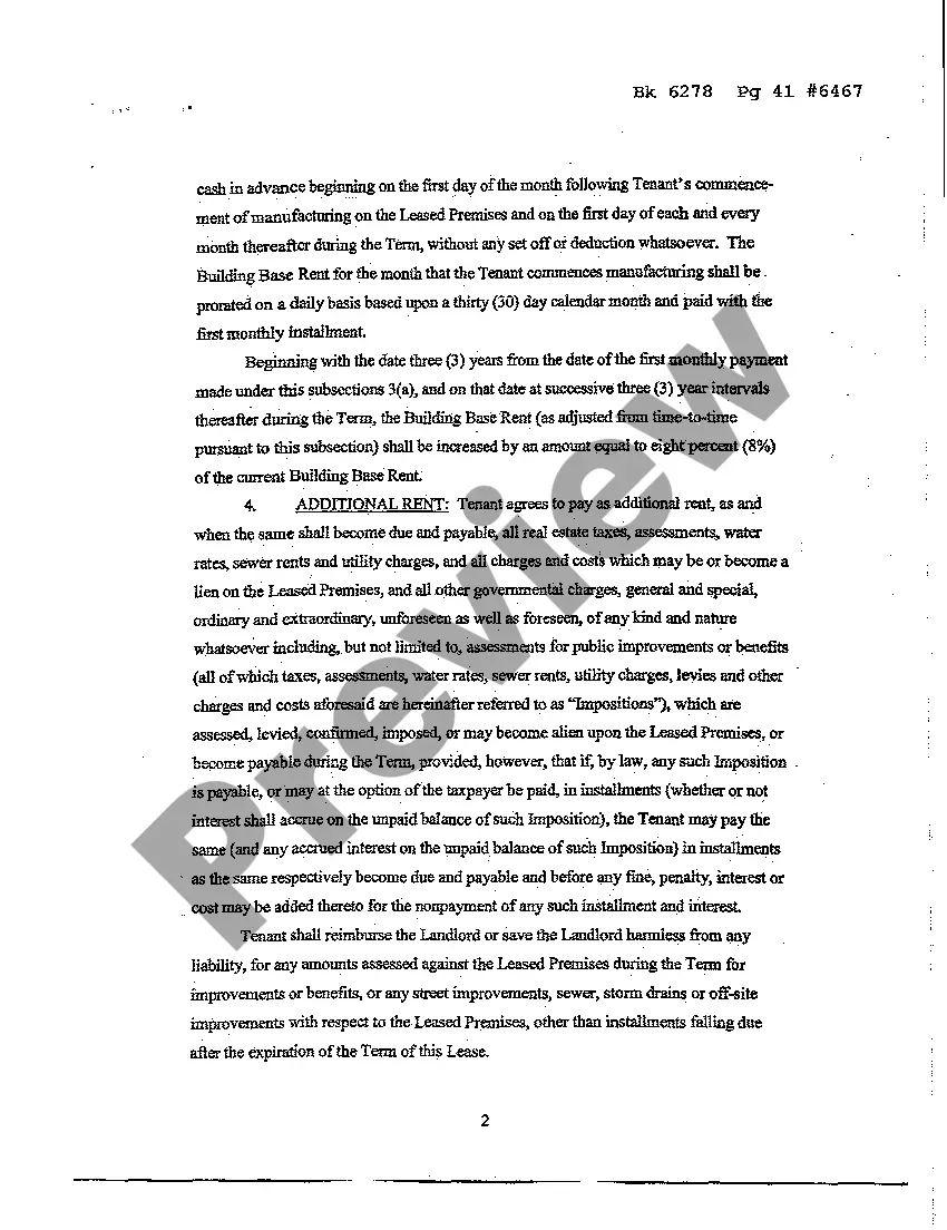 Preview Collateral Assignment of Lease