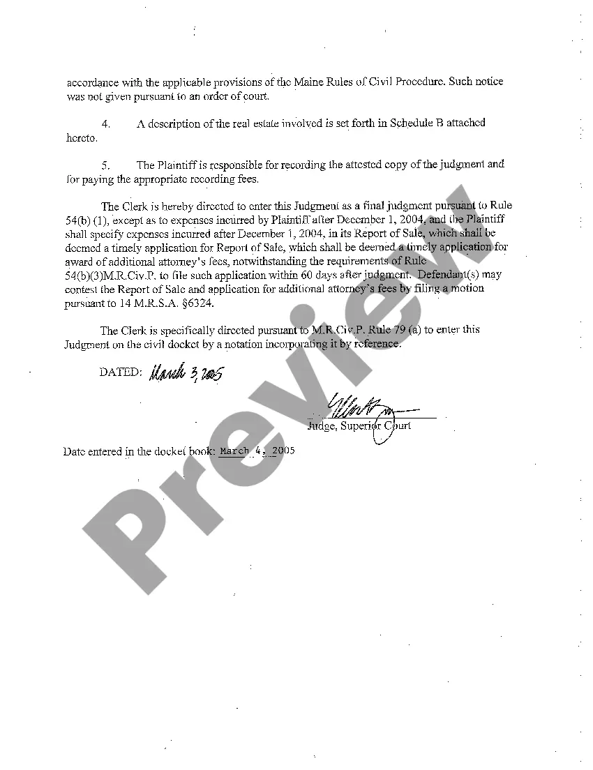 Get A11 Judgment of Foreclosure and Sale Preview A11 Judgment of Foreclosure and Sale