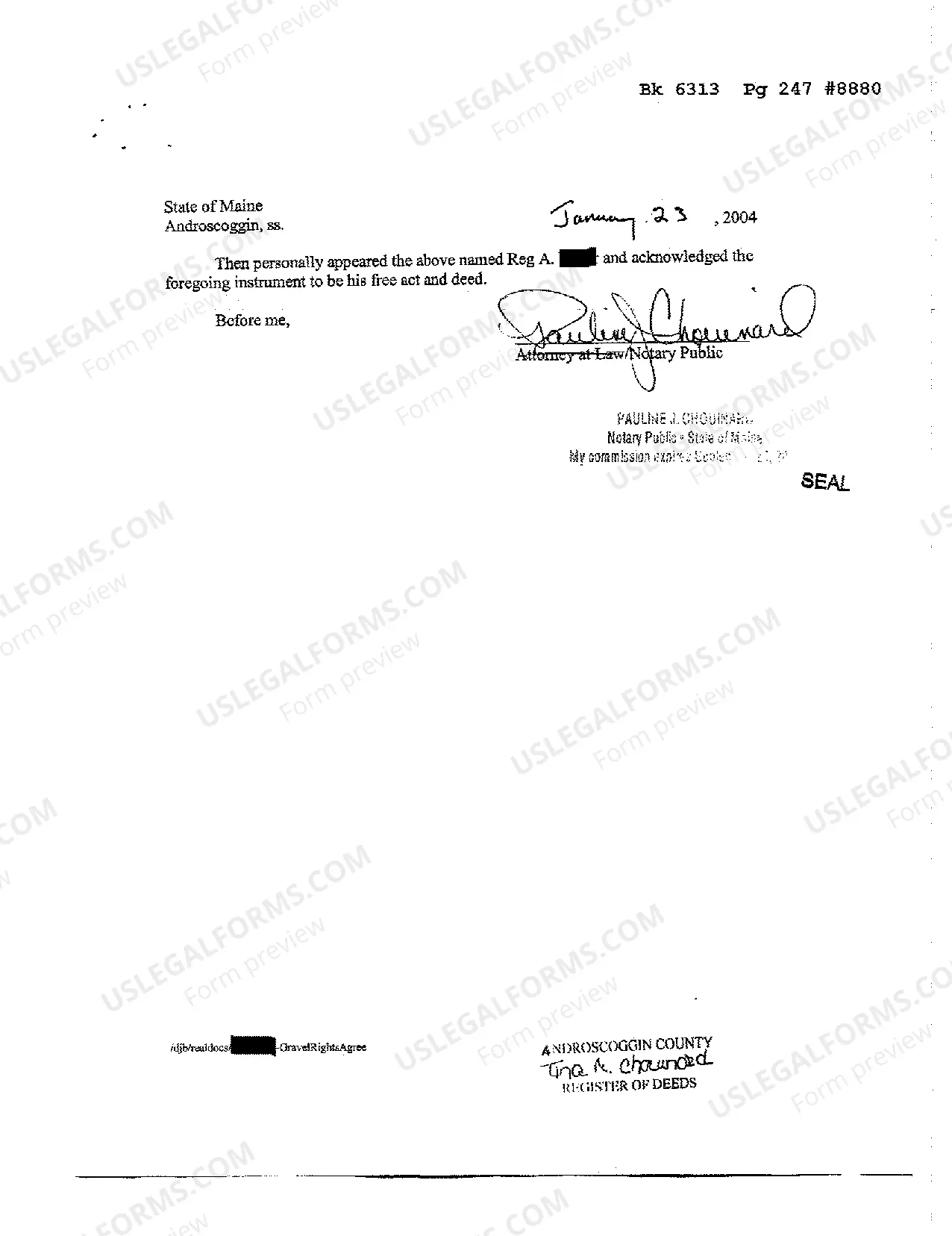 Preview Agreement to Remove Gravel Sand Rock